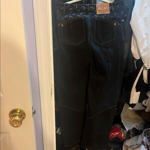 Marine Serré Black Denim with Signature Detail